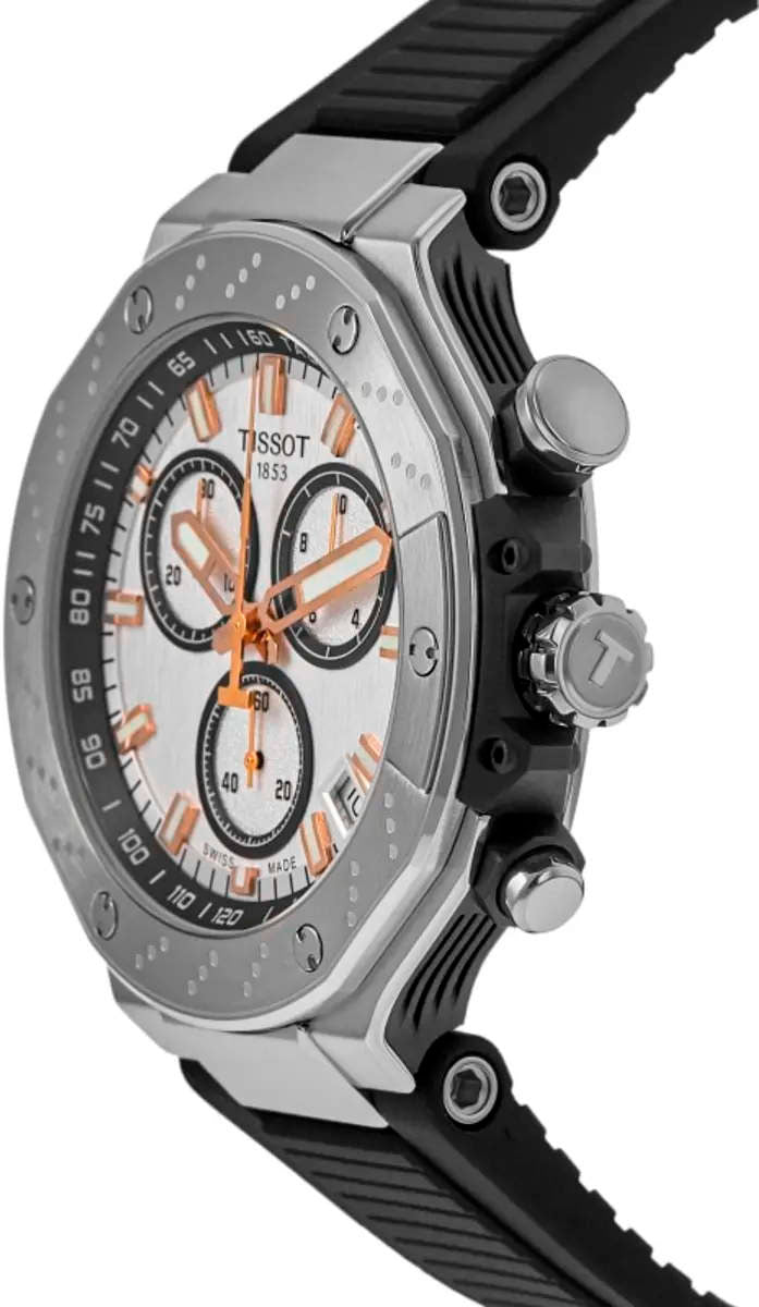  Shop Authentic Tissot T Race Chronograph White Dial Black Rubber Strap Watch For Men - T141.417.17.011.00 - Luxxuri