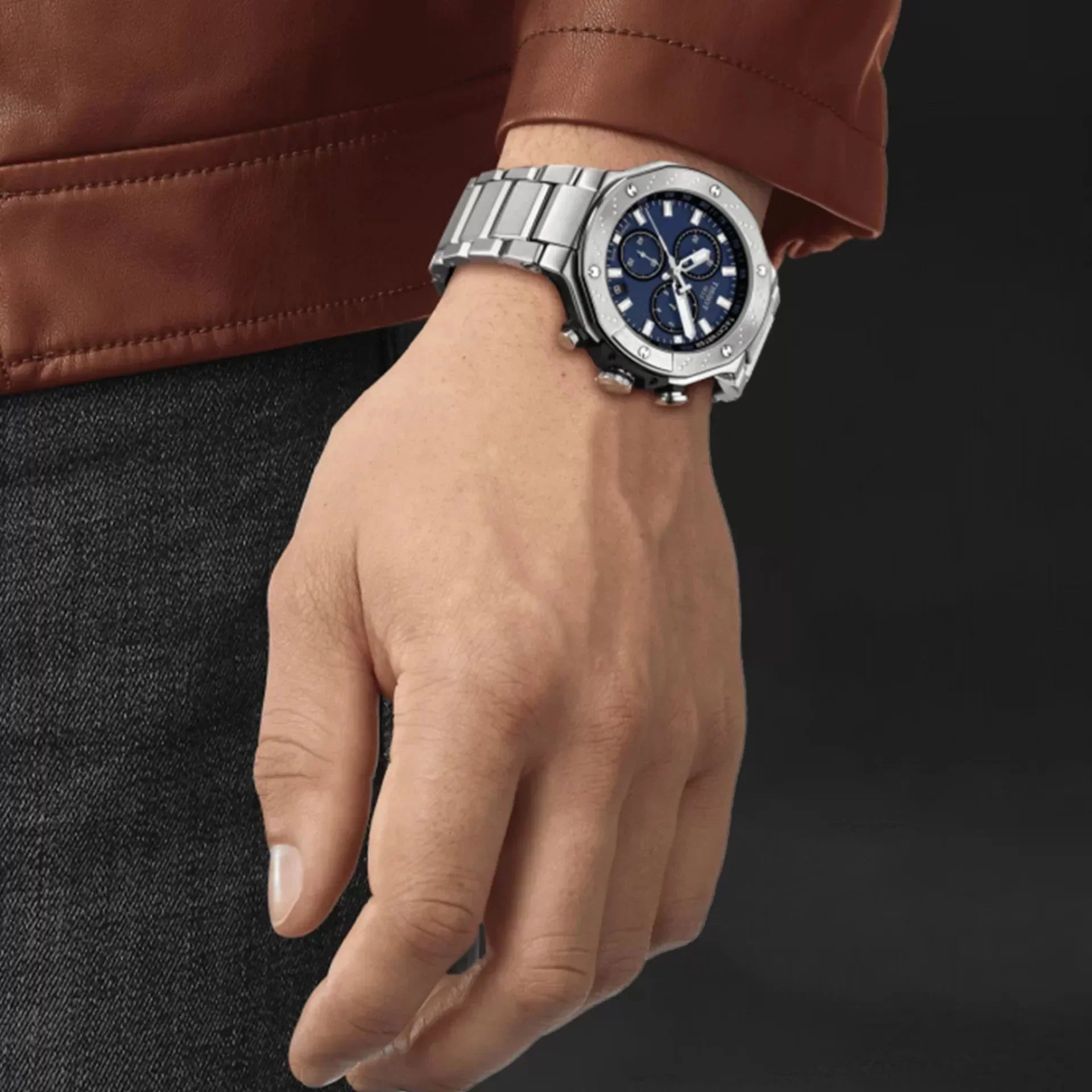  Shop Authentic Tissot T Race Chronograph Blue Dial Silver Steel Strap Watch For Men - T141.417.11.041.00 - Luxxuri