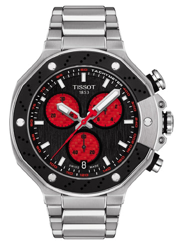  Shop Authentic Tissot T Race Marc Marquez Limited Edition Black Dial Silver Steel Strap Watch for Men - T141.417.11.051.00 - Luxxuri