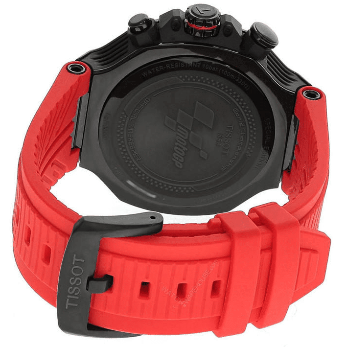  Shop Authentic Tissot T Race Chronograph Black Dial Red Rubber Strap Watch For Men - T141.417.37.057.01 - Luxxuri
