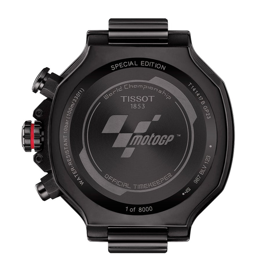  Shop Authentic Tissot T Race Chronograph Black Dial Red Rubber Strap Watch For Men - T141.417.37.057.01 - Luxxuri