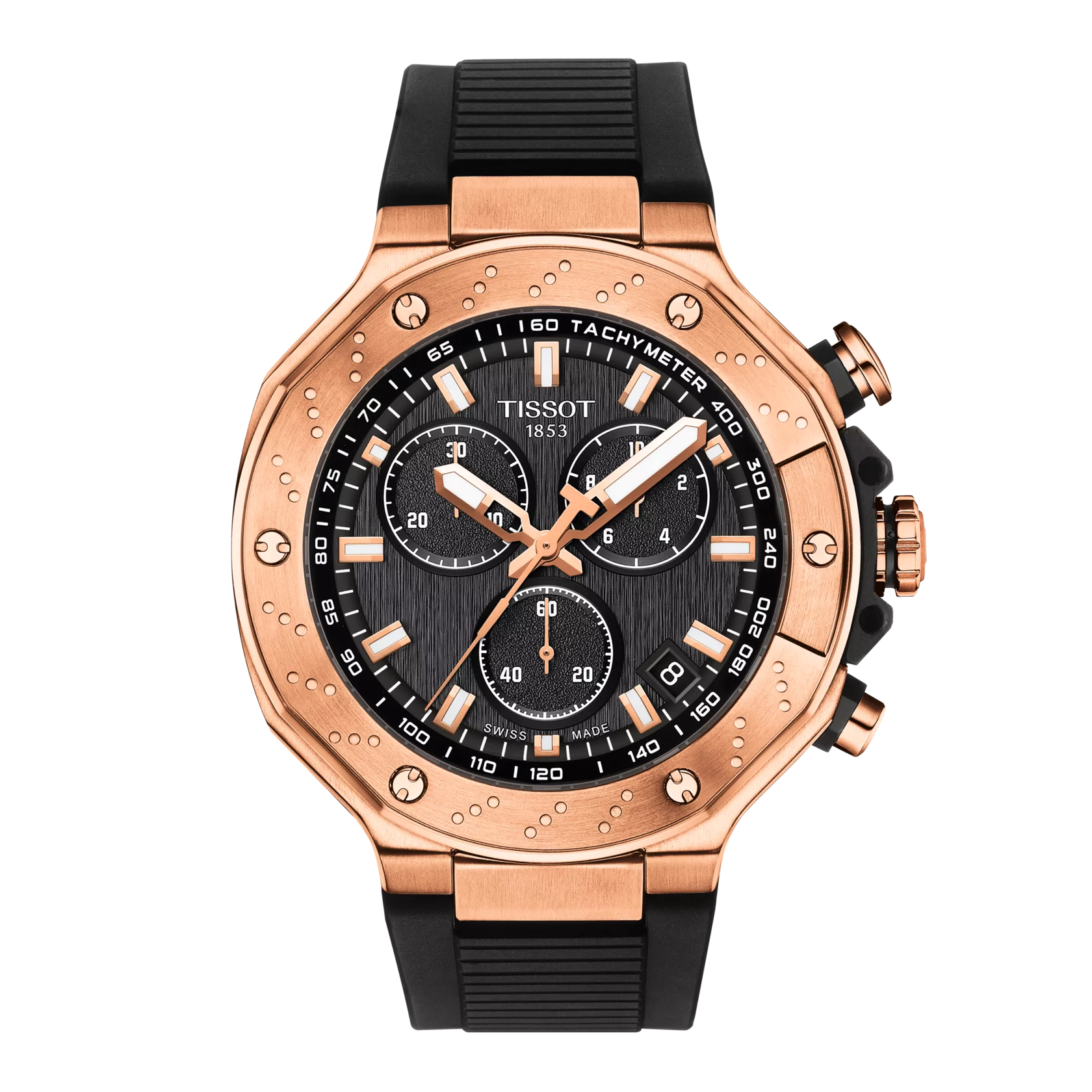  Shop Authentic Tissot T Race Chronograph Black Dial Black Rubber Strap Watch For Men - T141.417.37.051.00 - Luxxuri