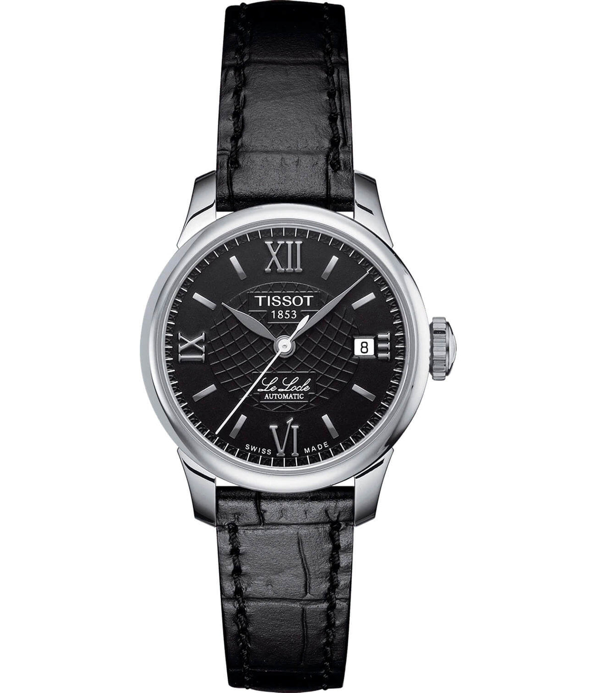  Shop Authentic Tissot Le Locle Automatic Leather Strap Watch For Women - T41.123.57 - Luxxuri