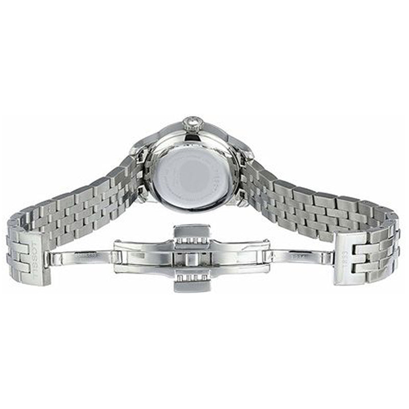  Shop Authentic Tissot Le Locle Automatic Double Happiness Lady Silver Dial Silver Steel Strap Watch For Women - T41.1.183.35 - Luxxuri
