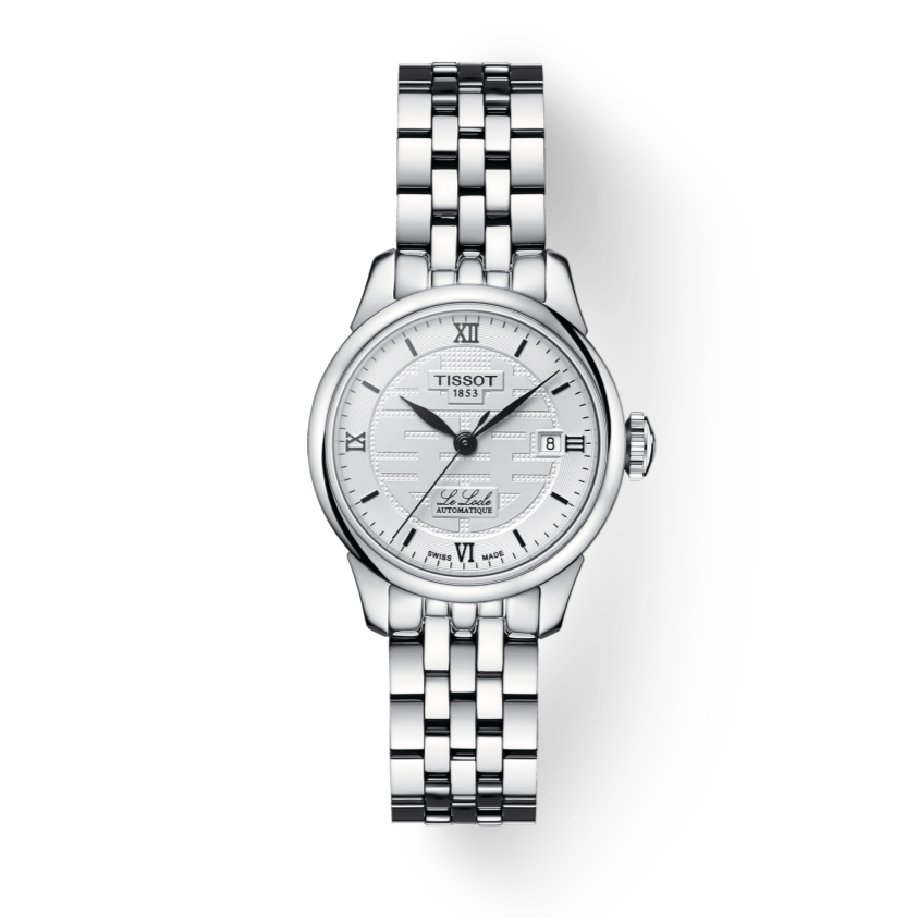  Shop Authentic Tissot Le Locle Automatic Double Happiness Lady Silver Dial Silver Steel Strap Watch For Women - T41.1.183.35 - Luxxuri
