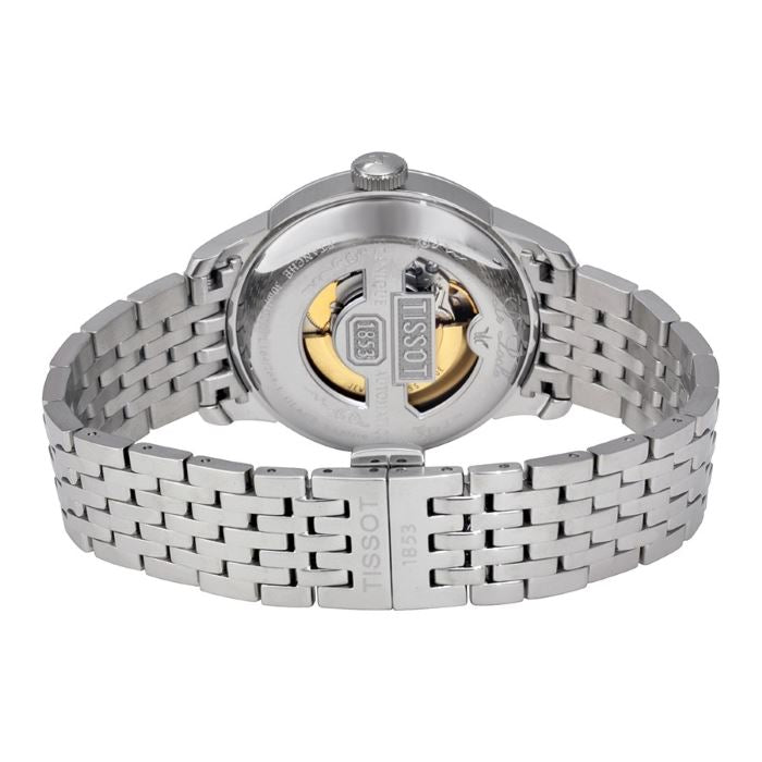  Shop Authentic Tissot T Classic Le Locle Automatic White Dial Silver Steel Strap Watch For Men - T41.1.483.33 - Luxxuri