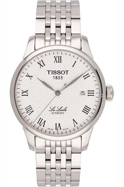  Shop Authentic Tissot T Classic Le Locle Automatic White Dial Silver Steel Strap Watch For Men - T41.1.483.33 - Luxxuri