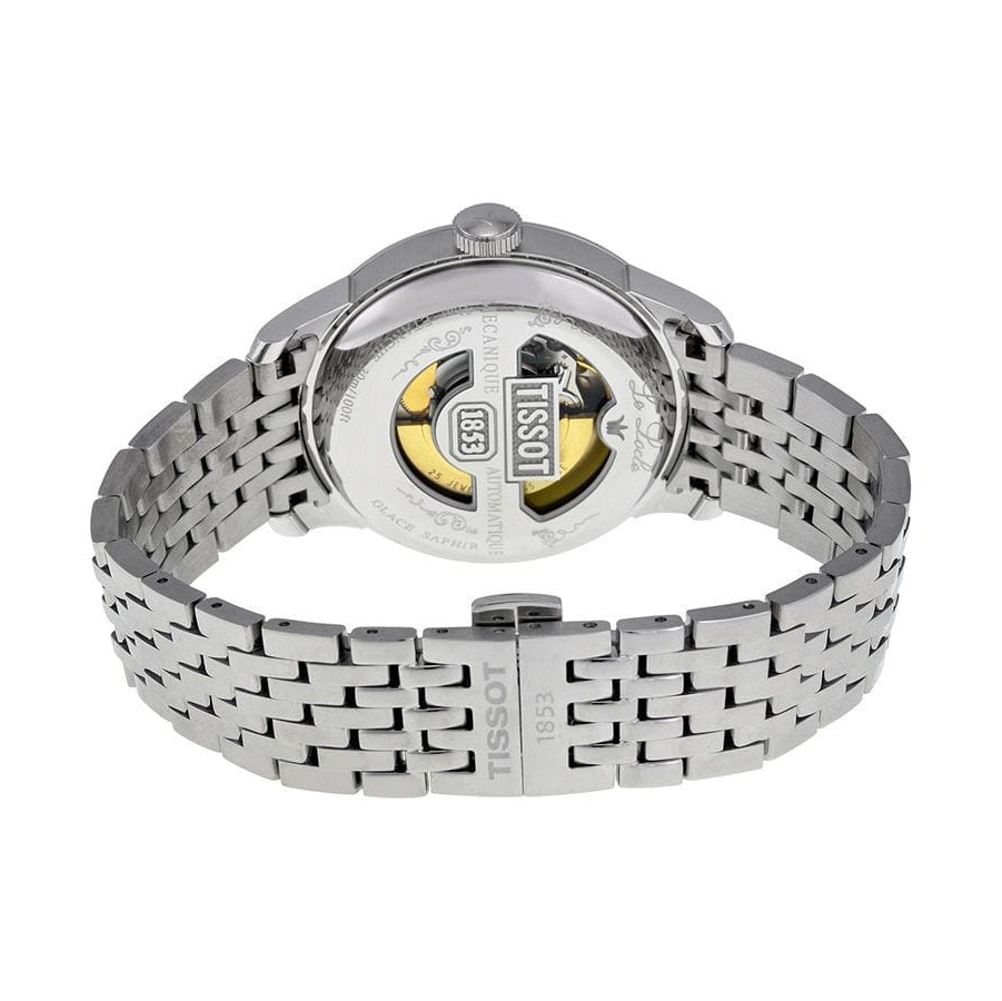  Shop Authentic Tissot T Classic Le Locle Automatic White Dial Silver Steel Strap Watch For Men - T41.1.483.33 - Luxxuri