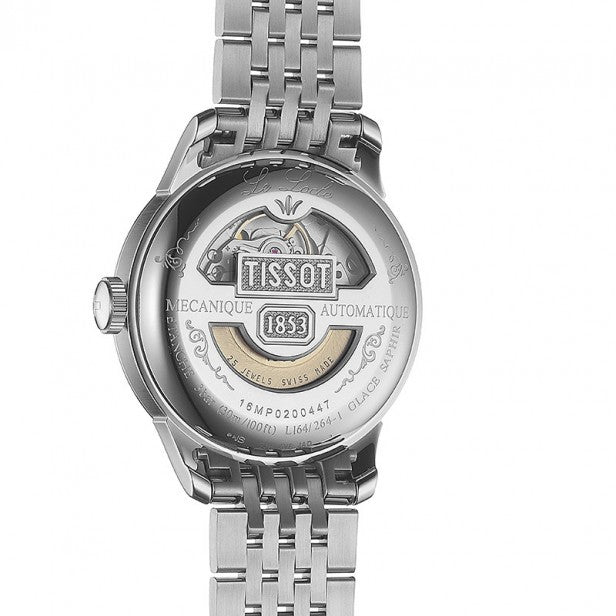  Shop Authentic Tissot Le Locle Double Happiness Automatic Silver Dial Silver Steel Strap Watch For Men - T41.1.833.50 - Luxxuri