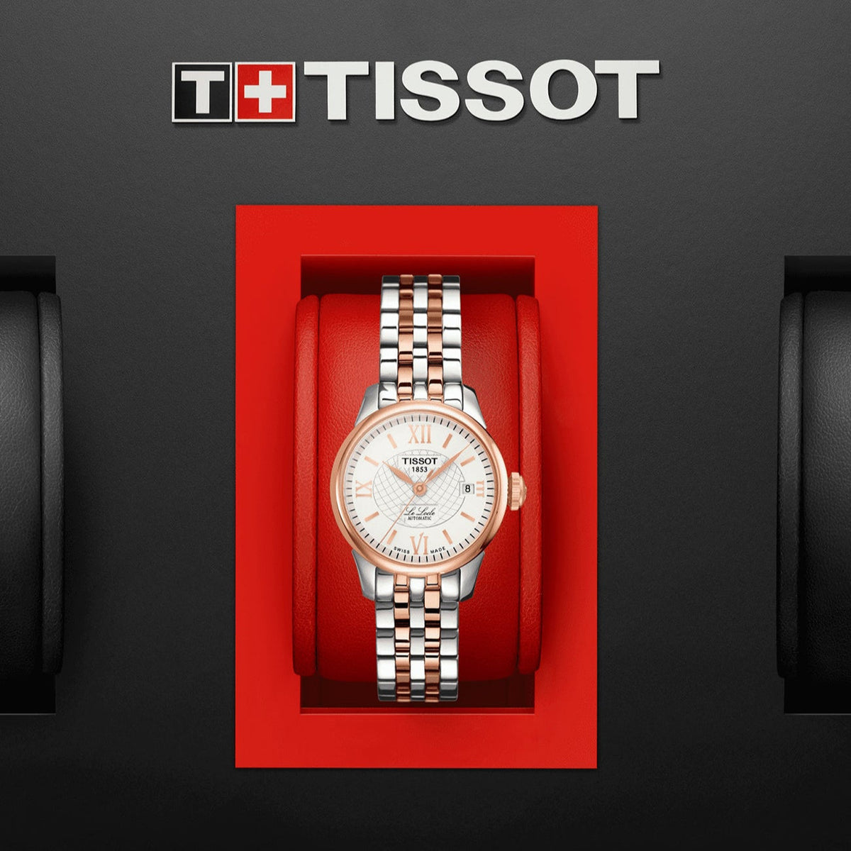  Shop Authentic Tissot Le Locle Automatic Small Lady Silver Dial Two Tone Steel Strap Watch For Women - T41.2.183.33 - Luxxuri