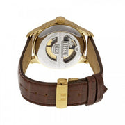  Shop Authentic Tissot T Classic Le Locle Automatic Gold Dial Maroon Leather Strap Watch For Men - T41.5.413.73 - Luxxuri