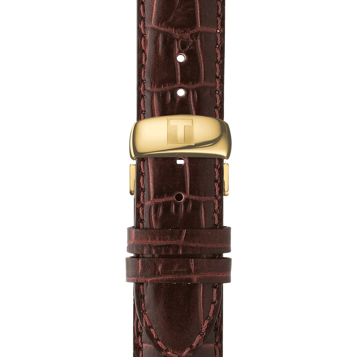  Shop Authentic Tissot Le Locle Automatic Gold Dial Brown Leather Strap Watch For Men - T41.5.413.73 - Luxxuri