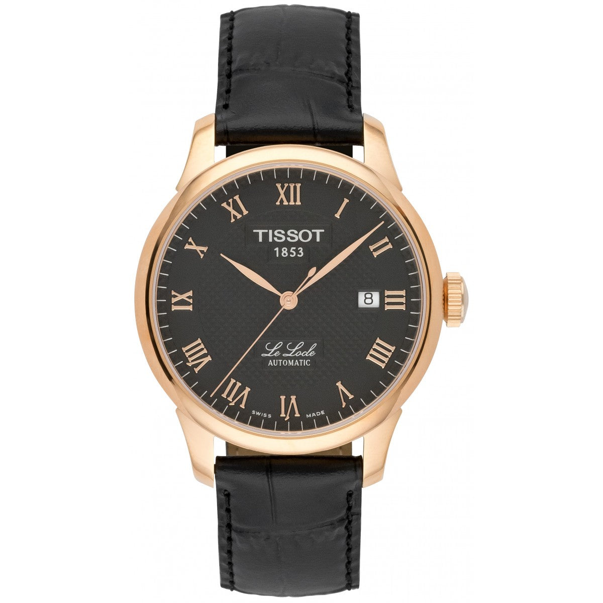  Shop Authentic Tissot T Classic Le Locle Automatic Black Dial Black Leather Strap Watch For Men - T41.5.423.53 - Luxxuri