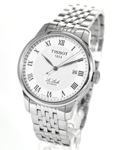  Shop Authentic Tissot T Classic Le Locle Automatic White Dial Silver Steel Strap Watch For Men - T41.1.483.33 - Luxxuri
