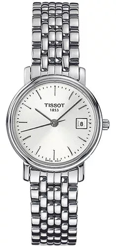  Shop Authentic Tissot T Classic Desire Silver Dial Silver Mesh Bracelet Watch for Men - T52.1.481.31 - Luxxuri