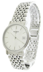  Shop Authentic Tissot T Classic Desire Silver Dial Silver Mesh Bracelet Watch for Men - T52.1.481.31 - Luxxuri