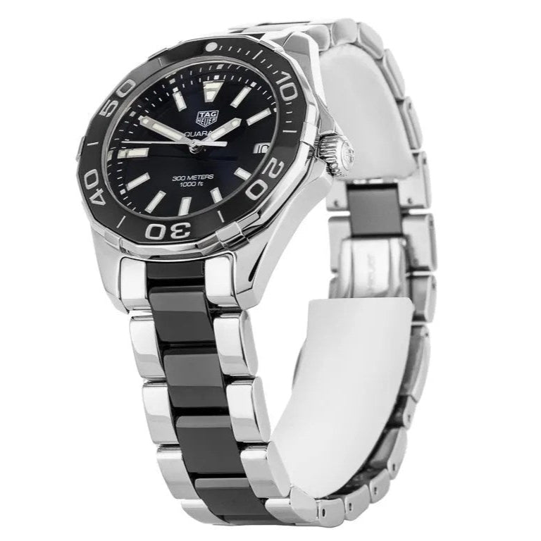  Shop Authentic Tag Heuer Aquaracer Black Dial Watch for Men - WAY131A.BA0913 - Luxxuri