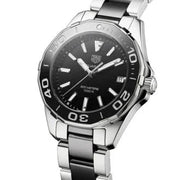  Shop Authentic Tag Heuer Aquaracer Quartz Black Dial Two Tone Steel Strap Watch for Men - WAY131A.BA0913 - Luxxuri
