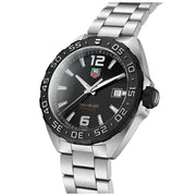 Shop Authentic Tag Heuer Formula 1 Quartz Black Dial Silver Steel Strap Watch for Men - WAZ1110.BA0875 - Luxxuri