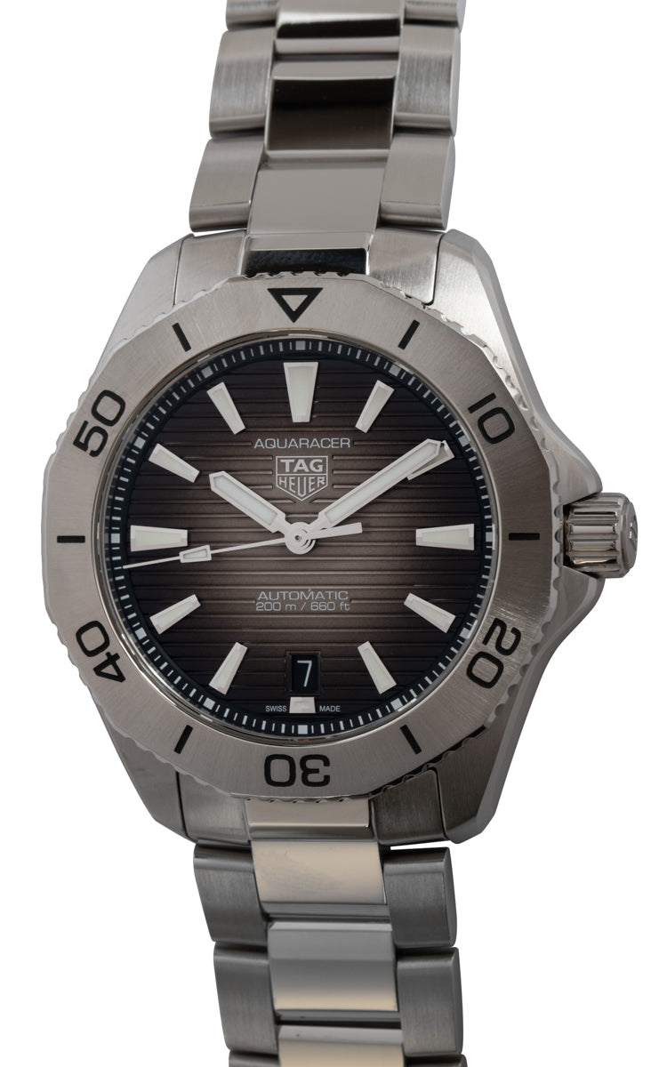  Shop Authentic Tag Heuer Aquaracer Professional 200 Automatic Black Dial Silver Steel Strap Watch for Men - WBP2110.BA0627 - Luxxuri