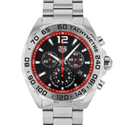  Shop Authentic Tag Heuer Formula 1 Chronograph Black Dial Silver Steel Strap Watch for Men - CAZ101Y.BA0842 - Luxxuri