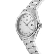  Shop Authentic Tag Heuer Formula 1 White Mother of Pearl Dial Silver Steel Strap Watch for Women - WBJ1319.BA0666 - Luxxuri