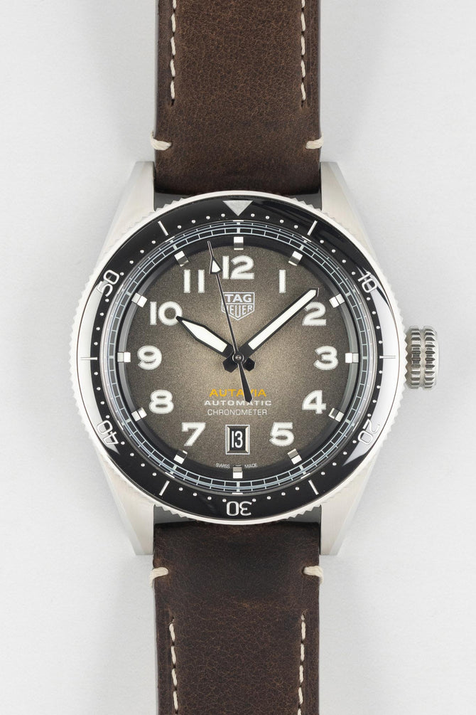  Shop Authentic Tag Heuer Autavia Automatic Grey Dial Watch for Men - WBE5114.FC8266 - Luxxuri