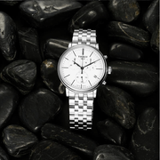 Shop Authentic Tissot Carson Premium White Dial Silver Steel Strap Watch For Men - T122.417.11.011.00 - Luxxuri