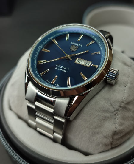  Shop Authentic Tag Heuer Carrera Blue Dial Watch for Men - WAR201E.BA0723 - Luxxuri