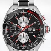  Shop Authentic Tag Heuer Formula 1 Calibre 16 Max Verstappen Limited Edition Black Dial Two Tone Steel Strap Watch for Men - CAZ2018.BA0970 - Luxxuri