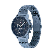  Shop Authentic Tommy Hilfiger Harper Quartz Blue Dial Blue Steel Strap Watch For Women - 1782227 - Luxxuri