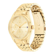  Shop Authentic Tommy Hilfiger Monica Quartz Gold Dial Gold Steel Strap Watch For Women - 1782592 - Luxxuri