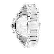  Shop Authentic Tommy Hilfiger Troy Chronograph Grey Dial Silver Steel Strap Watch For Men - 1792106 - Luxxuri