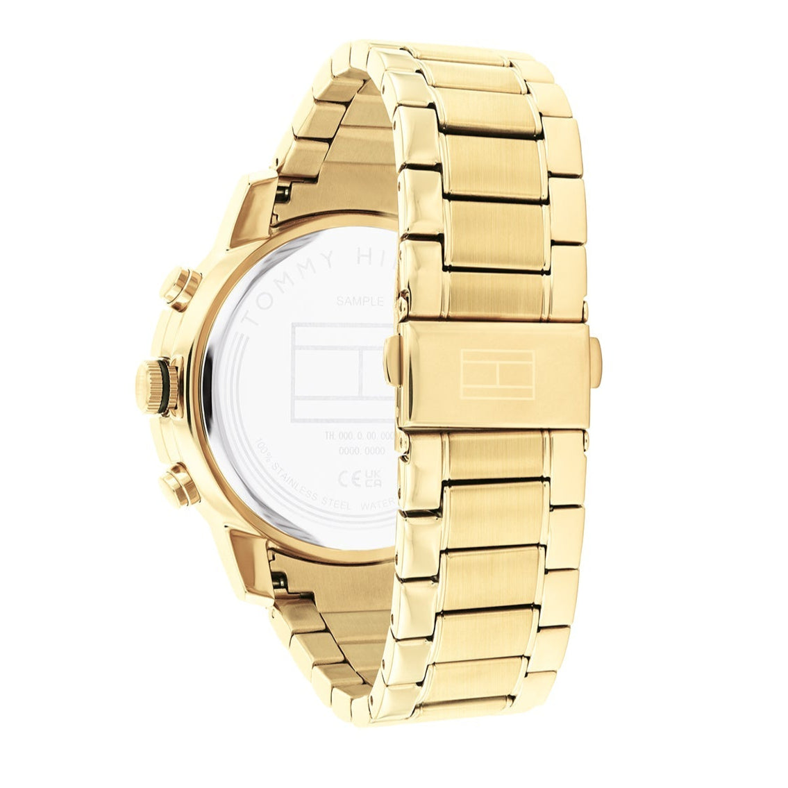  Shop Authentic Tommy Hilfiger Troy Chronograph Black Dial Gold Steel Strap Watch For Men - 1792109 - Luxxuri