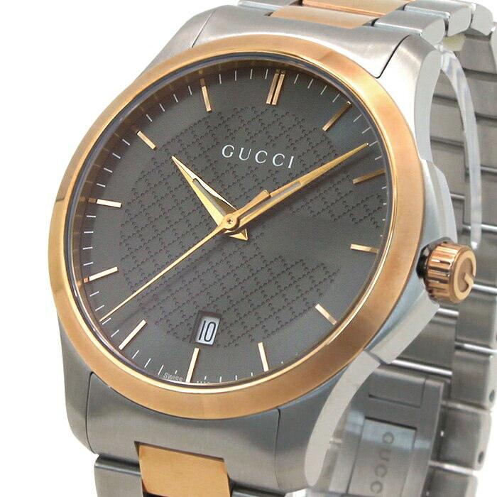  Shop Authentic Gucci G Timeless Grey Dial Two Tone Steel Strap Watch For Men - YA126446 - Luxxuri