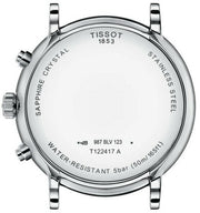  Shop Authentic Tissot Carson Premium Chronograph Silver Dial Black Leather Strap Watch For Men - T122.417.16.033.00 - Luxxuri