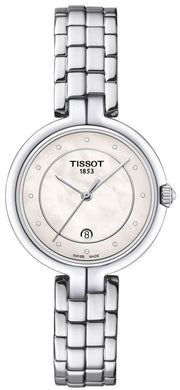  Shop Authentic Tissot T Lady Flamingo Diamonds White Dial Silver Steel Strap Watch For Women - T094.210.11.116.01 - Luxxuri