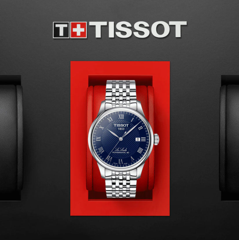  Shop Authentic Tissot Le Locle Powermatic 80 Blue Dial Silver Steel Strap Watch For Men - T006.407.11.043.00 - Luxxuri