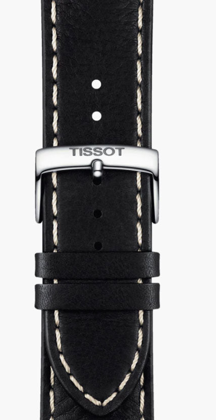  Shop Authentic Tissot PR 100 Sport Quartz Chronograph Black Dial Black Leather Strap Watch For Men - T101.617.16.051.00 - Luxxuri