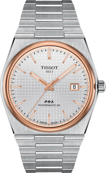  Shop Authentic Tissot PRX Powermatic 80 Silver Dial Silver Steel Strap Watch For Men - T137.407.21.031.00 - Luxxuri