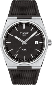  Shop Authentic Tissot PRX Black Dial Black Rubber Strap Watch For Men - T137.410.17.051.00 - Luxxuri