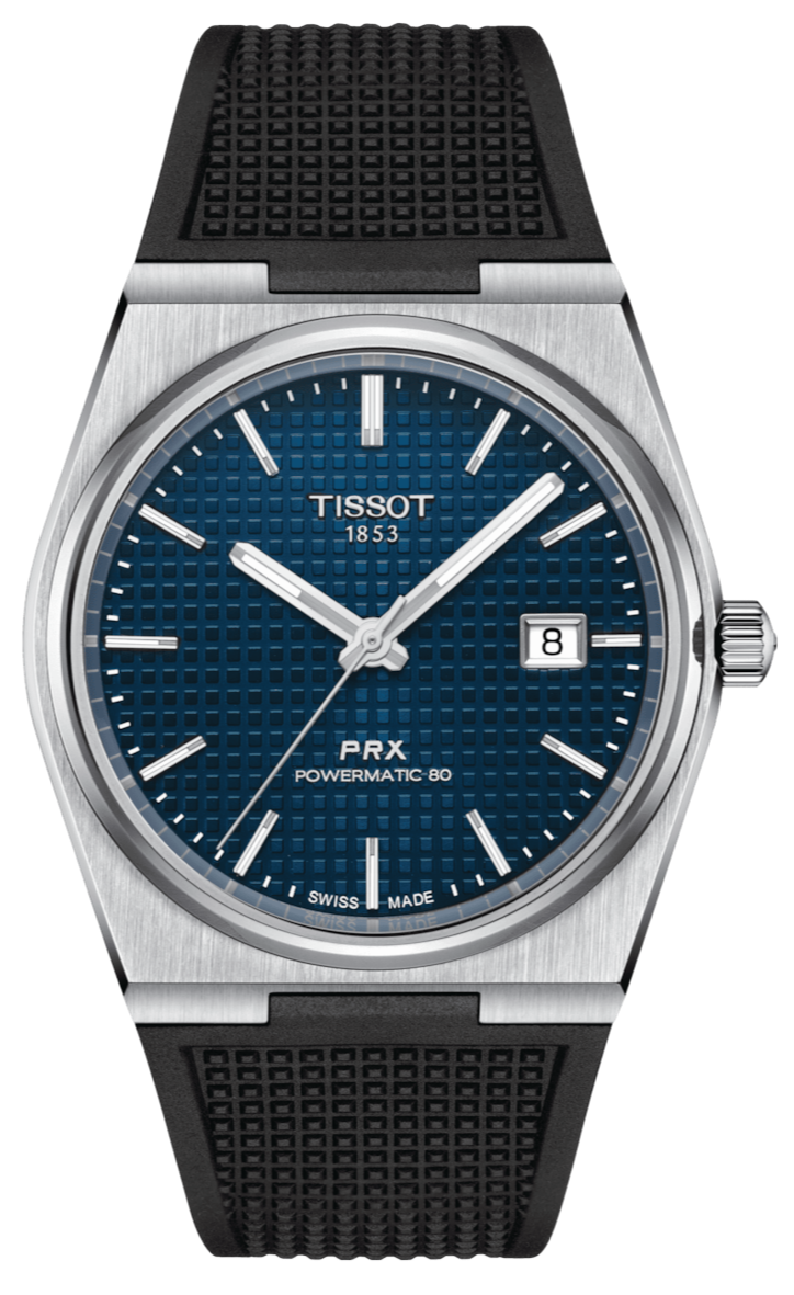  Shop Authentic Tissot PRX Powermatic 80 Blue Dial Black Rubber Strap Watch for Men - T137.407.17.041.00 - Luxxuri