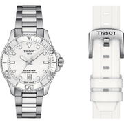  Shop Authentic Tissot Seastar 1000 Lady White Dial Silver Steel Strap Unisex Watch - T120.210.11.011.00 - Luxxuri