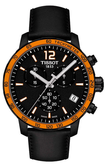  Shop Authentic Tissot T Sport Quickster Chronograph Black Dial Black Rubber Strap Watch For Men - T095.417.36.057.01 - Luxxuri