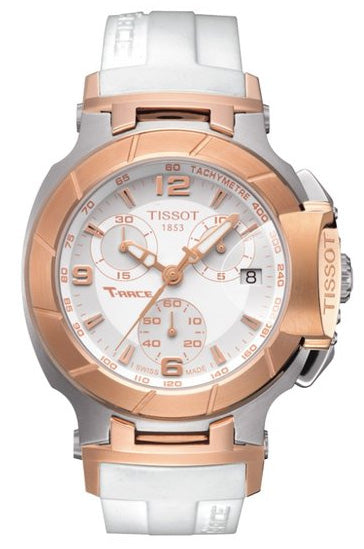  Shop Authentic Tissot T Race Chronograph White Dial White Rubber Strap Watch for Women - T048.217.27.017.00 - Luxxuri