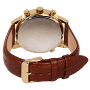  Shop Authentic Tommy Hilfiger Harrison White Dial Brown Leather Strap Watch for Men - 1790874 - Luxxuri