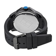  Shop Authentic Tommy Hilfiger Sport Multifunction Black Dial Black Rubber Strap Watch for Men - 1790983 - Luxxuri
