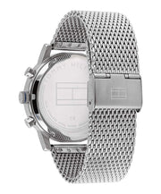  Shop Authentic Tommy Hilfiger Kane Black Dial Silver Mesh Bracelet Watch for Men - 1710402 - Luxxuri
