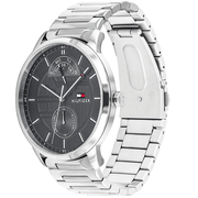  Shop Authentic Tommy Hilfiger Hunter Grey Dial Silver Steel Strap Watch for Men - 1791608 - Luxxuri