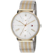  Shop Authentic Tommy Hilfiger Jenna Quartz White Dial Two Tone Mesh Bracelet Watch for Women  - 1782074 - Luxxuri